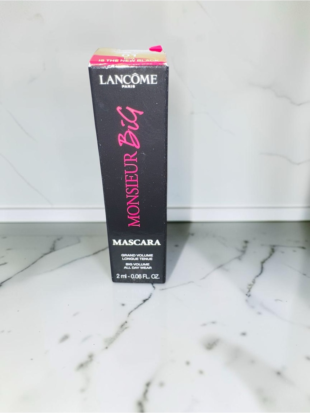 Lancôme Monsieur Big Mascara 01 Big Is The New Black 2 mL Mini NEW